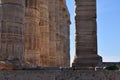 Sounion the ancient Greek temple of Poseidon Royalty Free Stock Photo