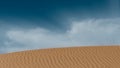 Sounthern California Sand Dunes on a blue sky day Royalty Free Stock Photo