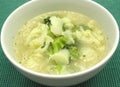 Soup with cauliflower and broccoli Royalty Free Stock Photo