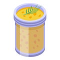 Soup cuisine icon isometric vector. Australia food