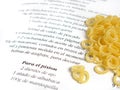 Soup macroni pasta Royalty Free Stock Photo