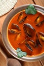 Soup made from shellfish