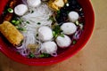 Soup noodle with fish ball