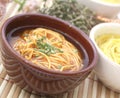 Soup with noodles