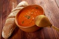 Soup or Pappa al Pomodoro Royalty Free Stock Photo