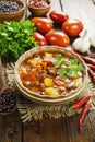 Soup with red bean Royalty Free Stock Photo