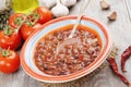 Soup with red bean Royalty Free Stock Photo