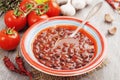 Soup with red bean Royalty Free Stock Photo