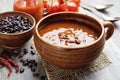 Soup with red bean Royalty Free Stock Photo