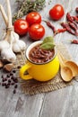 Soup with red bean Royalty Free Stock Photo