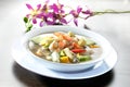 Soup with Shrimps and Vegetables