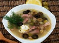Soup Solyanka Royalty Free Stock Photo