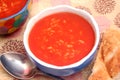 Soup of Tomatoes with rice