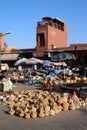 Souq in Marrakech, Morocco Royalty Free Stock Photo