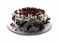 Sour cherry cake Royalty Free Stock Photo