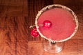 Sour cherry martini Royalty Free Stock Photo