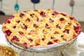 Sour cherry pie Royalty Free Stock Photo