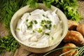 Sour cream and chives