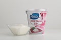 Sour cream produced by Russian branch of Finnish Valio company