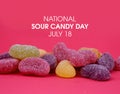 National Sour Candy Day stock images