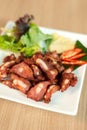 Sour pork spare rib bone Royalty Free Stock Photo