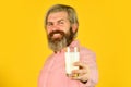 Source of calcium. Vegan milk concept. Drink protein cocktail. Healthy habits. Almond milk is rich in several healthy