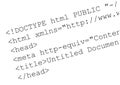 Source code html - vector Royalty Free Stock Photo
