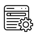 source code Isolated Vector icon which can easily modify or edit Royalty Free Stock Photo