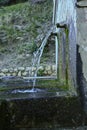 Source of drinking and crystalline water of the Sanctuary of the Virgin of Tiscar, Jaen.