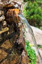 Source of drinking water in the Pyrenees Mountains Royalty Free Stock Photo