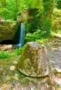 Source du Lison in the beautiful mountains of Jura in Bourgogne-Franche-ComtÃ©