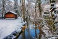 Source du Lison in winter