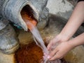 Source of mineral water in Buryatia