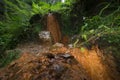 Source of mineral water in the mountains Royalty Free Stock Photo