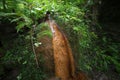 Source of mineral water in the mountains Royalty Free Stock Photo