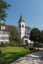 Source Park with Evangelical Church in Bad Soden am Taunus, Germany