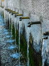 Source of the 50 pipes in Segorbe Royalty Free Stock Photo