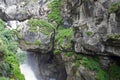 River Saraswathi at its source at Mana, Uttarkhand, India Royalty Free Stock Photo