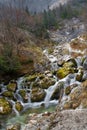 Source of Socha river in Slovenia Royalty Free Stock Photo