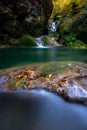 Source of Urederra river in Urbasa mountain range, Navarre, Spain