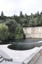 Nimes, 9th september: Jardin de la Fontaine Public Garden from Nimes in south of France