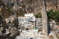 Source of water at Inwangsan Mountain Royalty Free Stock Photo