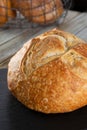 Sourdough boule french loaf