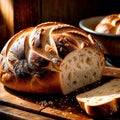 sourdough bread freshly baked bread, food staple for meals