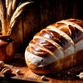 sourdough bread freshly baked bread, food staple for meals