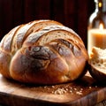 sourdough bread freshly baked bread, food staple for meals