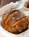 Sourdough Bread On Wood