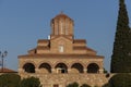 Outside view of Monastery Souroti of St. John the Theologian, St. Paisios Athonite and St. Arsen Royalty Free Stock Photo