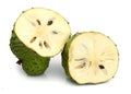 Soursop fruit and cuts