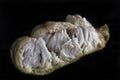 Soursop fruit flesh closeup